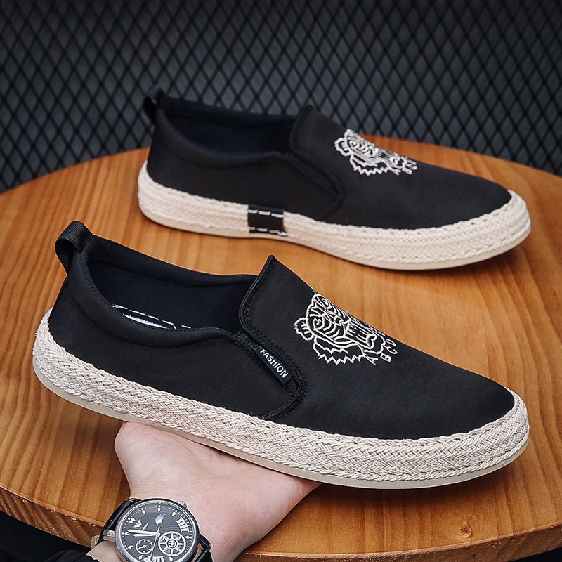 Men Shoes Loafers - Zwart Ademende Schoenen Voor Man Luxe