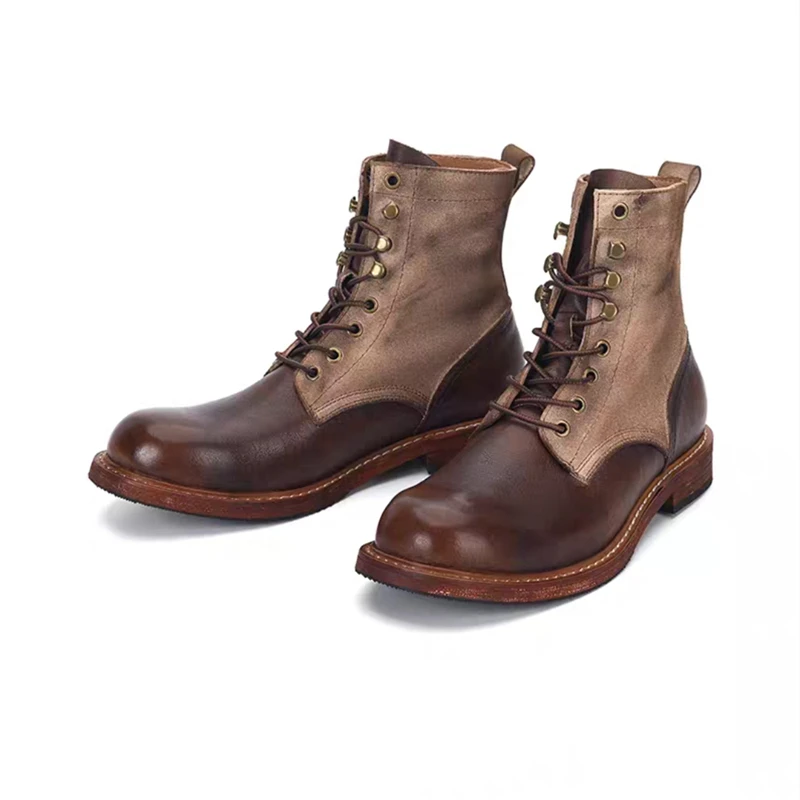 Men'S Shoes Low Top - Handgemaakte vintage Britse topkwaliteit herenschoenen herfst
