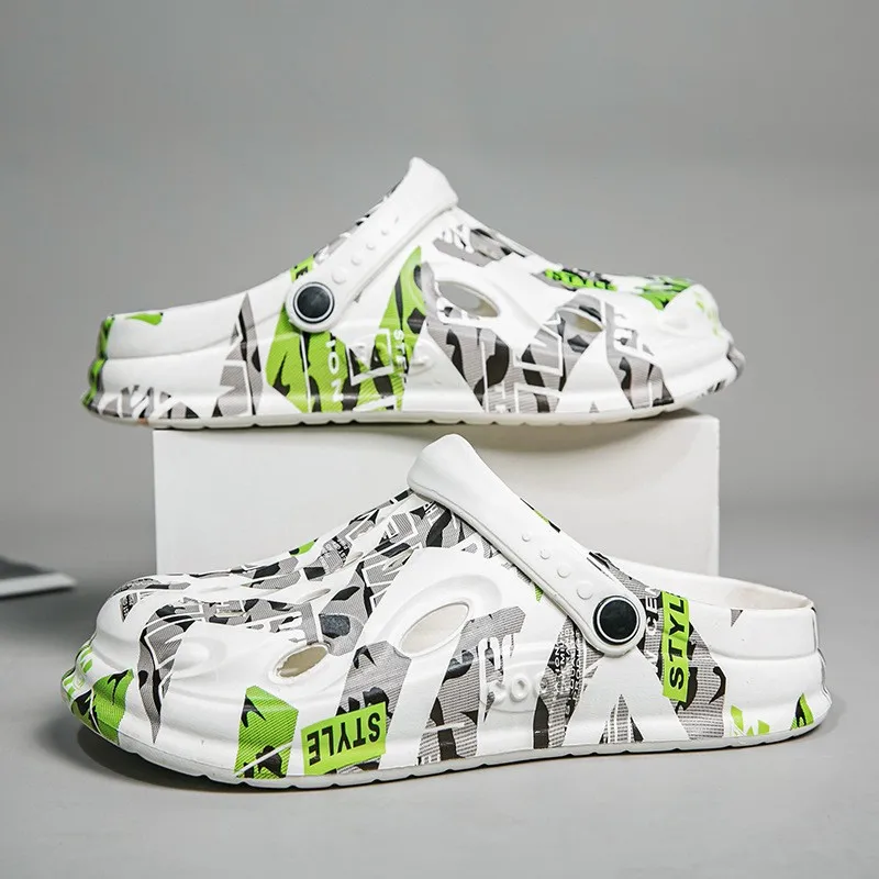 Men'S Shoes Crocs - Plus Size Nieuwe Herenpantoffels Zomer Outdoor