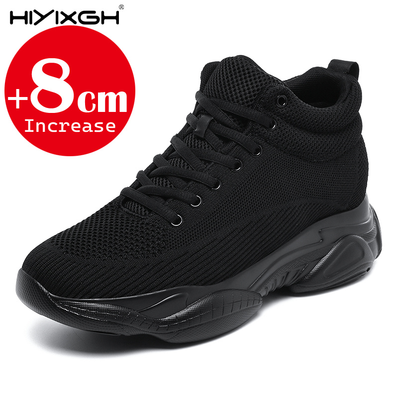 Men'S Shoes Increase Height - Mannen Vrouwen 8 cm hoogteverhogende sneakers