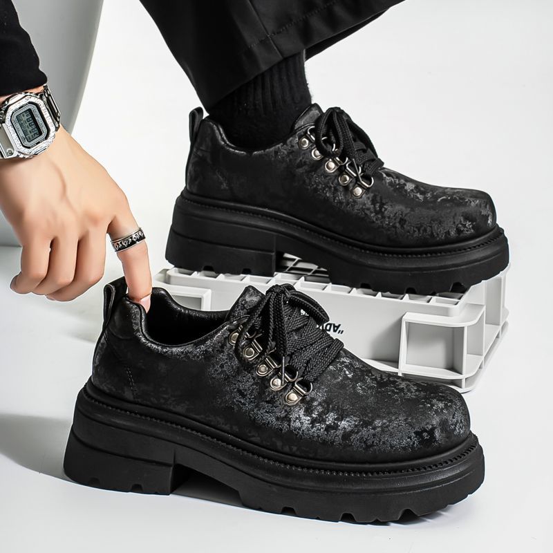 Men'S Shoes Increase Height - Winterse heren retro Britse stijl casual