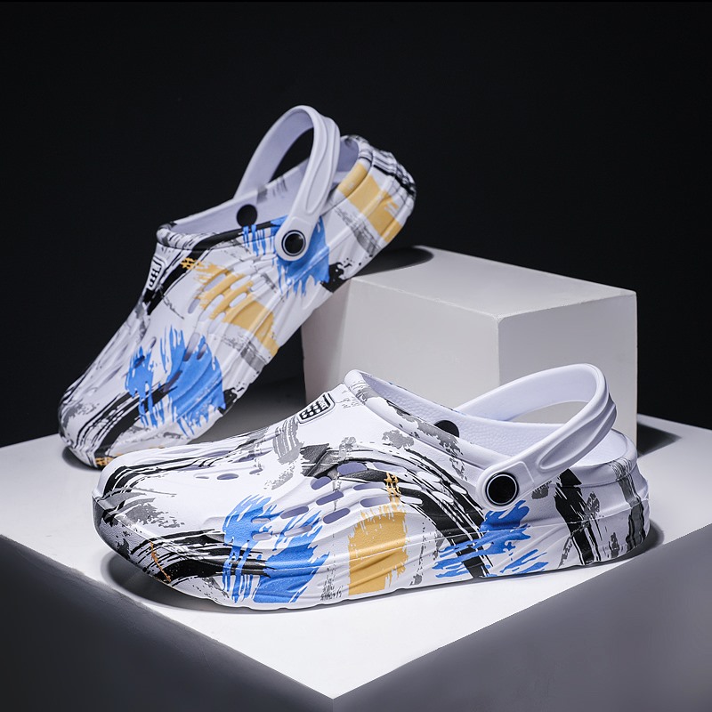 Men'S Shoes Crocs - Heren Klompen Graffiti Sandalen Zomer Tuin