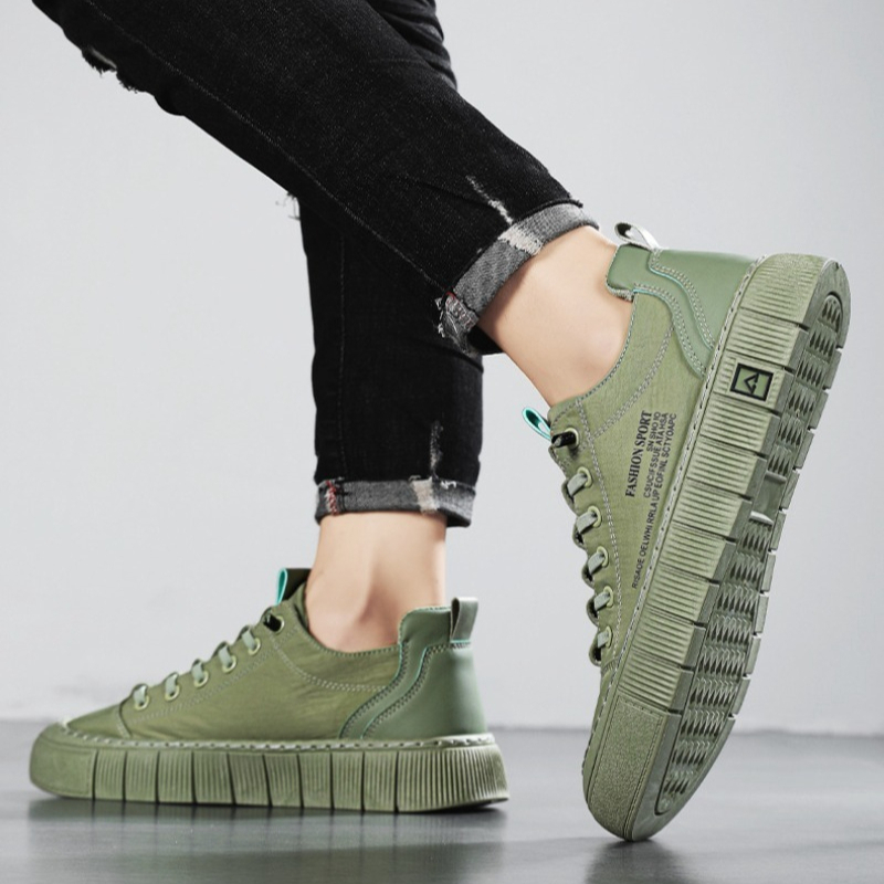 Men'S Shoes Low Top - Heren canvas sneakers met dikke zool,