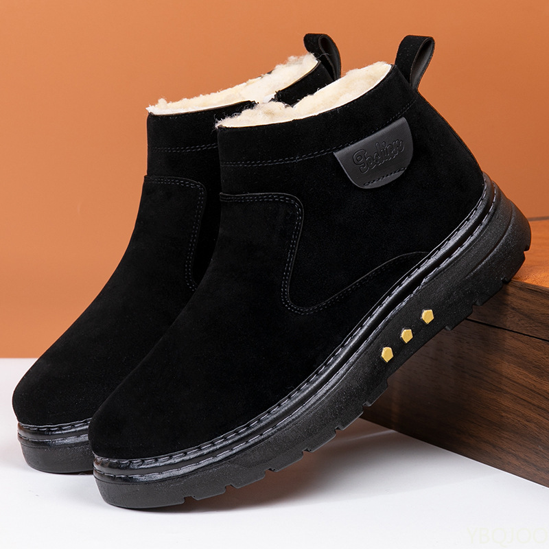 Men'S Shoes Increase Height - Winter nieuwe hoge dikke snowboots eenvoudige