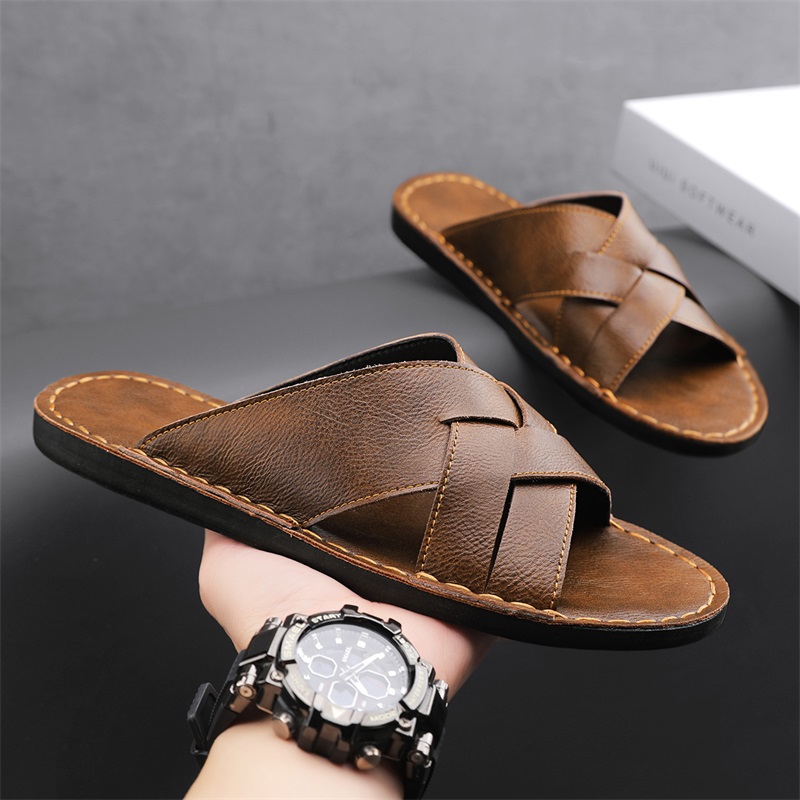 Men'S Shoes Hush Puppies - Echt leer Heren Casual Sandalen Zomer