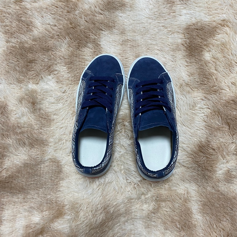 Men'S Shoes Navy Blue - Zomerse marineblauwe grote maten schoenen voor