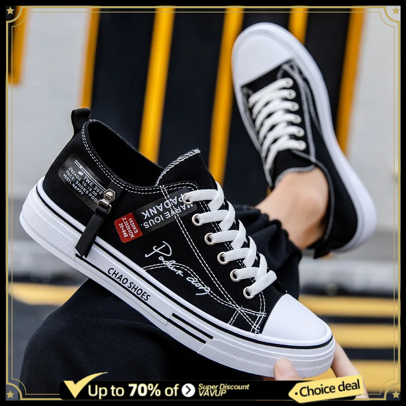 Men'S Shoes Low Top - Mode heren canvas schoenen zomer ademende