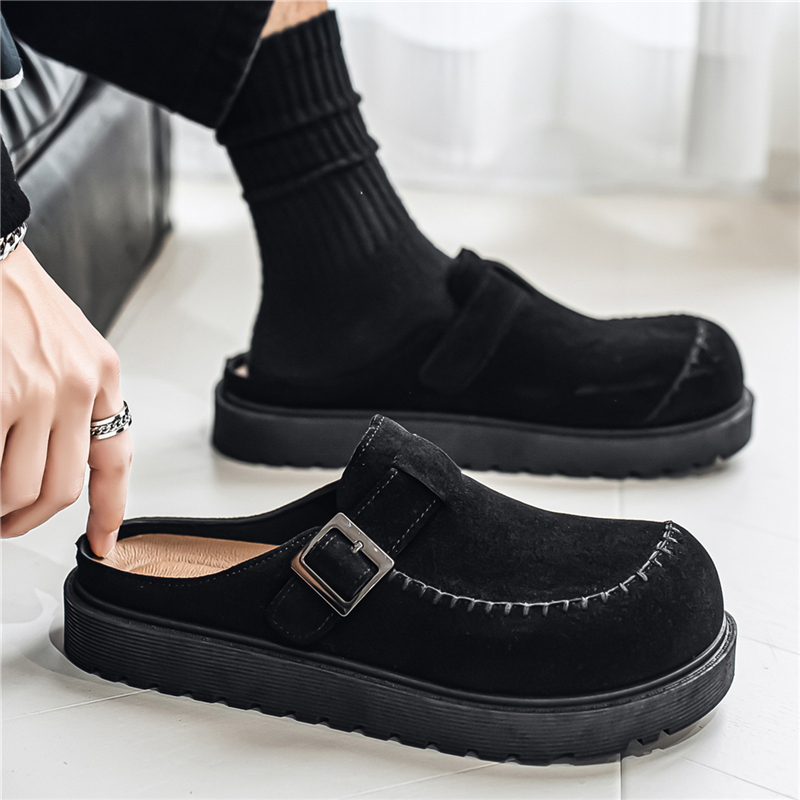 Men Shoes Loafers - Zomerlichte herenslip-on canvas schoenen, minimalistische effen