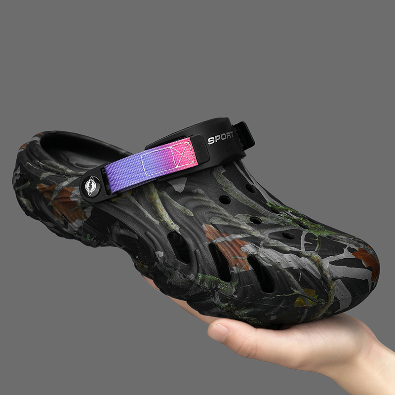 Men'S Shoes Crocs - Herensandalen Klompen Heren Tuinschoenen Platte Camouflage