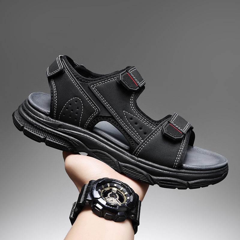 Men Shoes Velcro - Outdoor-sandalen voor heren met verstelbare klittenbandriemen,