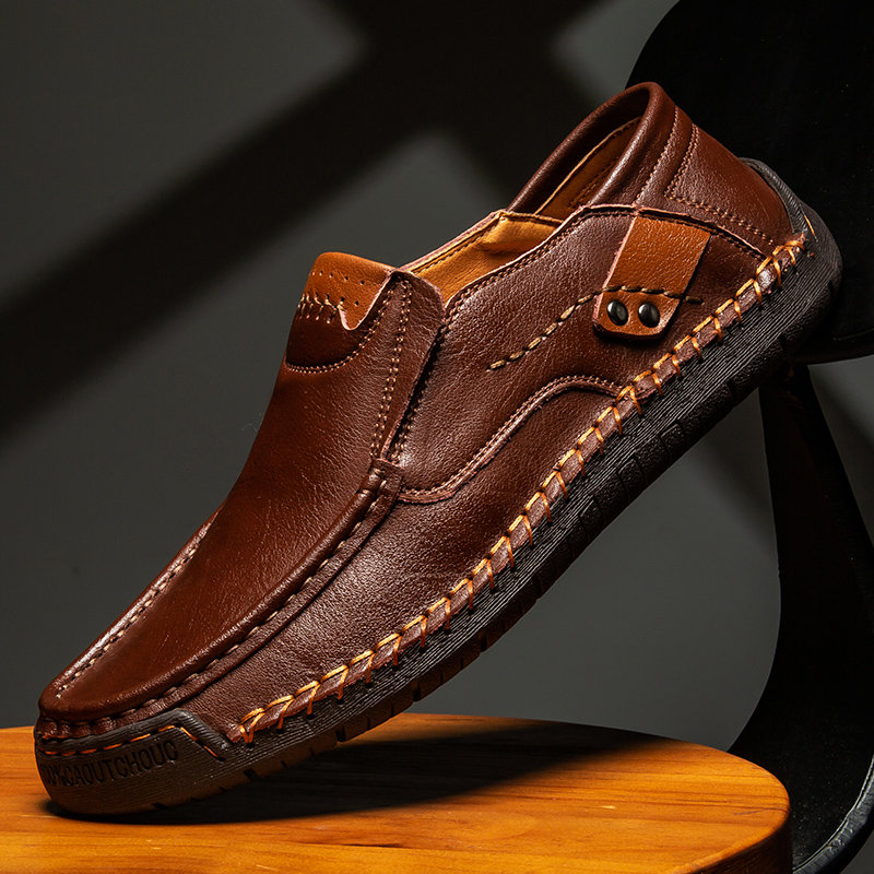 Men'S Shoes Clearance Sale - Handgemaakte lederen herenschoenen Casual comfortabele herenloafers