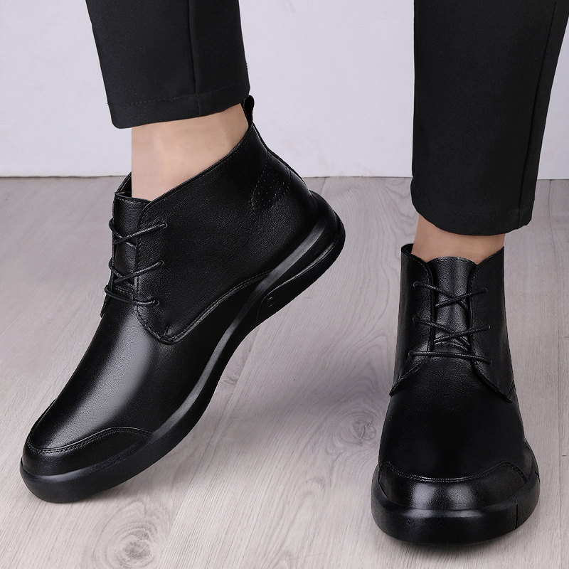Men'S Shoes Hush Puppies - Beroemde luxe enkellaarsjes Hoge kwaliteit herenschoenen