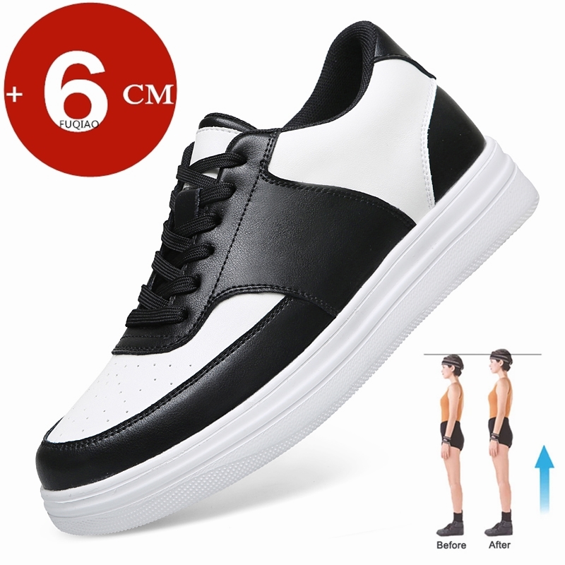 Men'S Shoes Increase Height - Hoogte Toenemende 6cm Unisex Lederen Casual