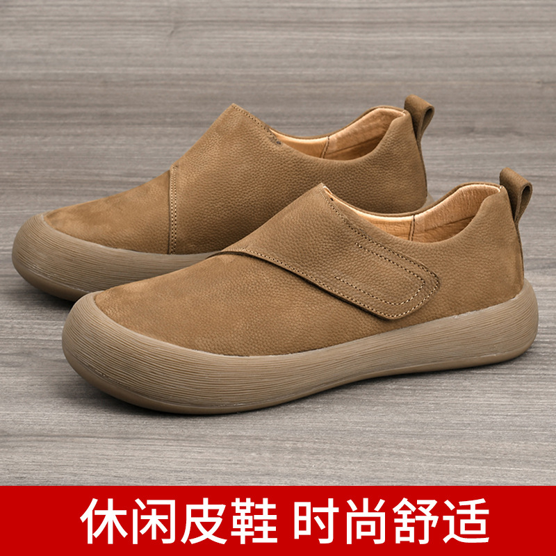 Men Shoes Velcro - Heren 2026 Nieuwe Casual Loafers Instappers