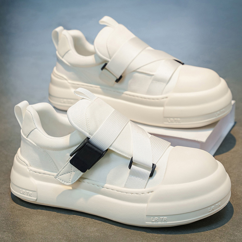 Men Shoes Velcro - Heren Casual Sportschoenen Ademend Veelzijdig Klittenband