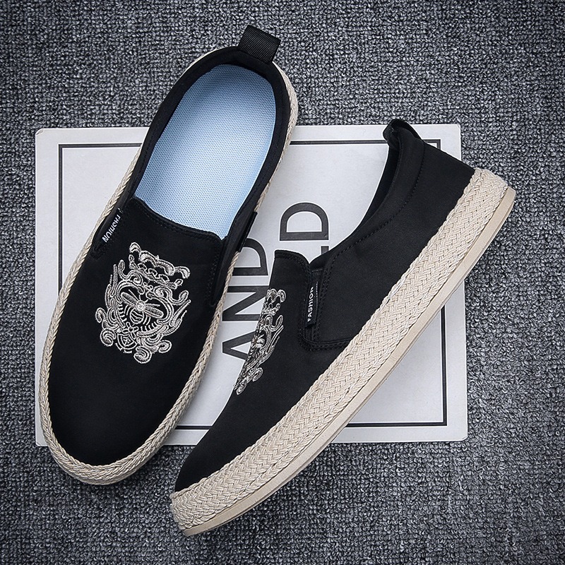 Zwart Ademende Schoenen Voor M - Men Shoes Loafers recensie en prijs