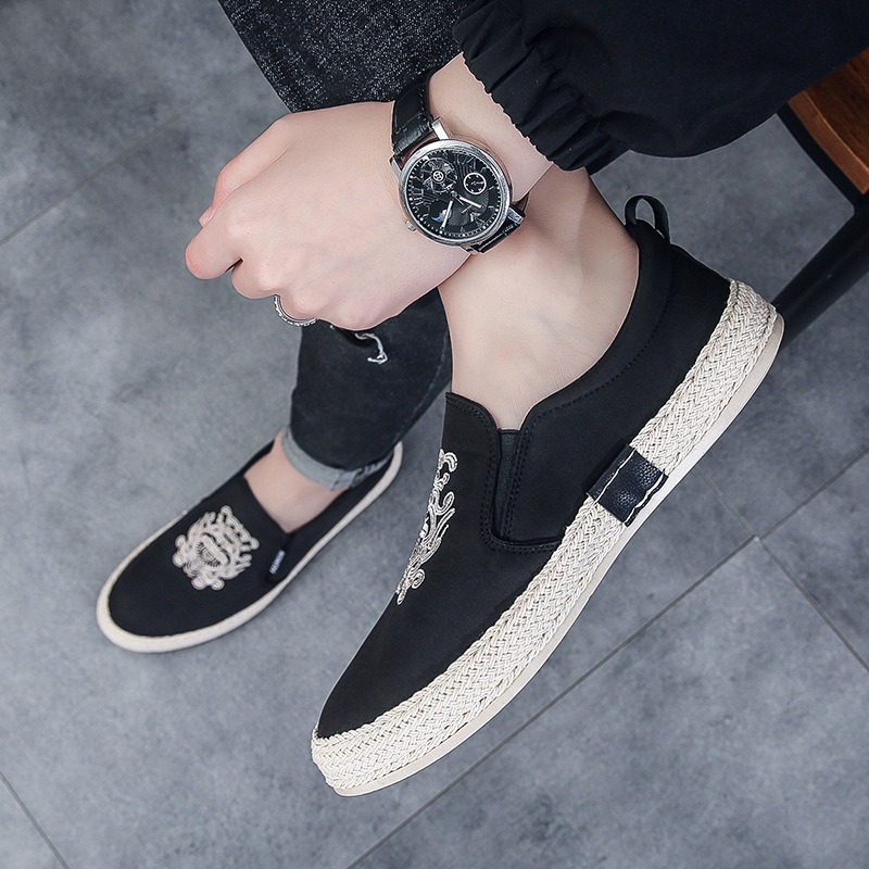 Zwart Ademende Schoenen Voor M - Men Shoes Loafers recensie en prijs