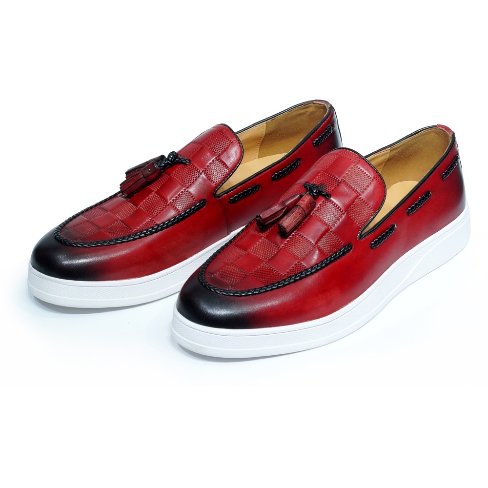 Luxe Heren Kwastjes Loafer Sch - Men'S Shoes Navy Blue recensie en prijs