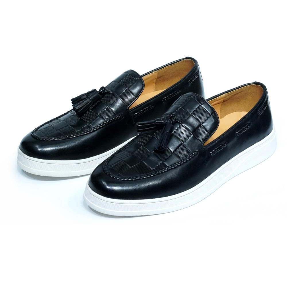 Luxe Heren Kwastjes Loafer Sch - Men'S Shoes Navy Blue recensie en prijs