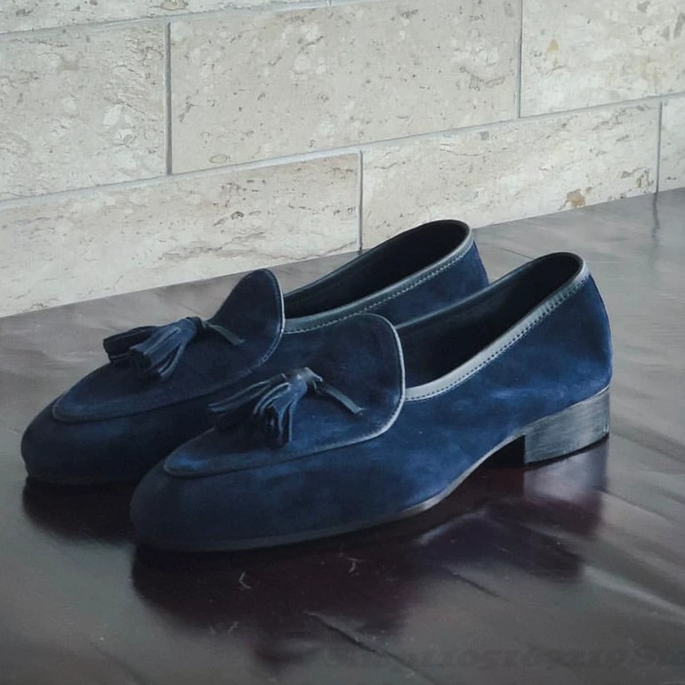 Kwastje Decor Mannen Loafers M - Men'S Shoes Navy Blue recensie en prijs