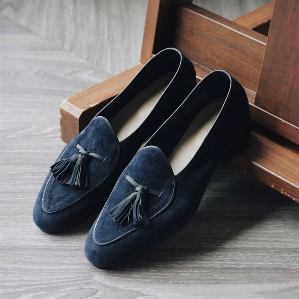 Kwastje Decor Mannen Loafers M - Men'S Shoes Navy Blue recensie en prijs