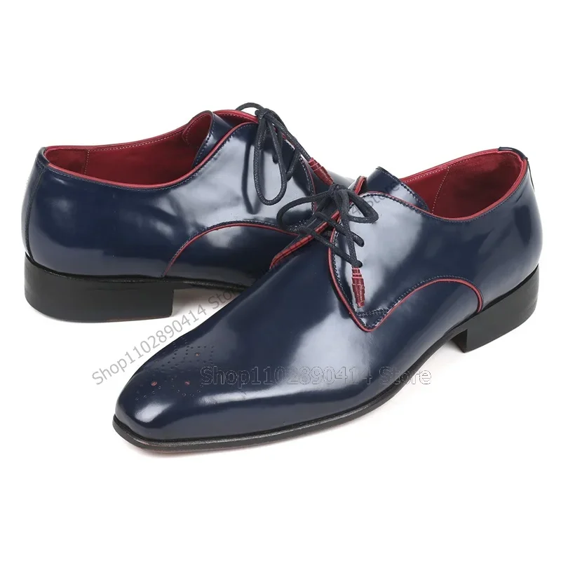 Marineblauwe ademende heren de - Men'S Shoes Navy Blue recensie en prijs