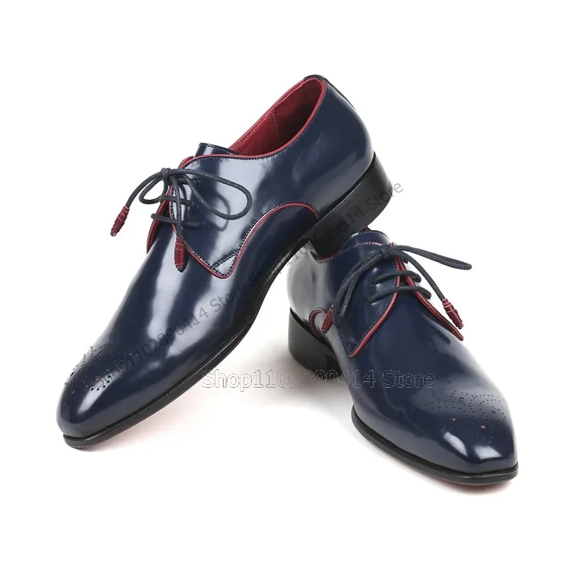 Marineblauwe ademende heren de - Men'S Shoes Navy Blue recensie en prijs