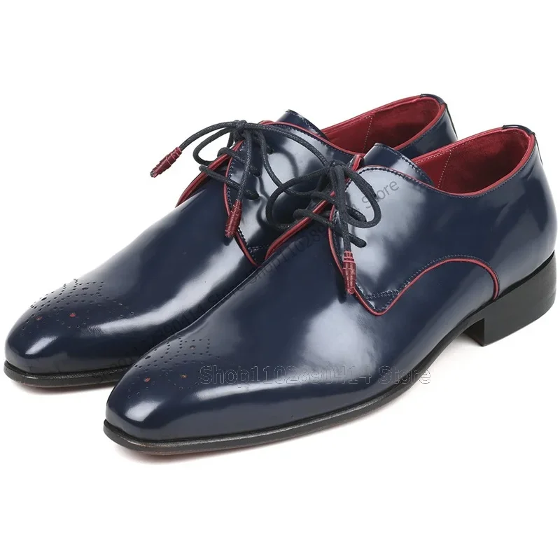 Marineblauwe ademende heren de - Men'S Shoes Navy Blue recensie en prijs