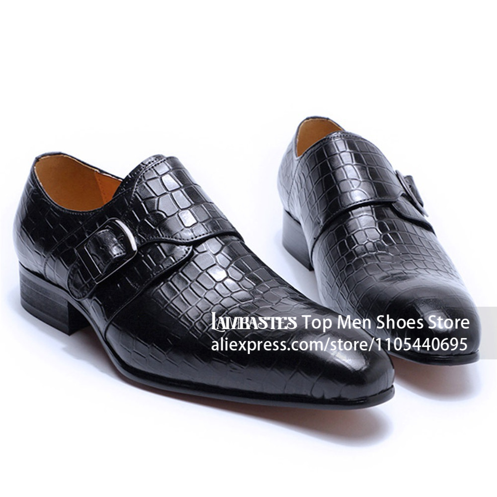 Krokodillen- en alligatorleer  - Men'S Shoes Navy Blue recensie en prijs