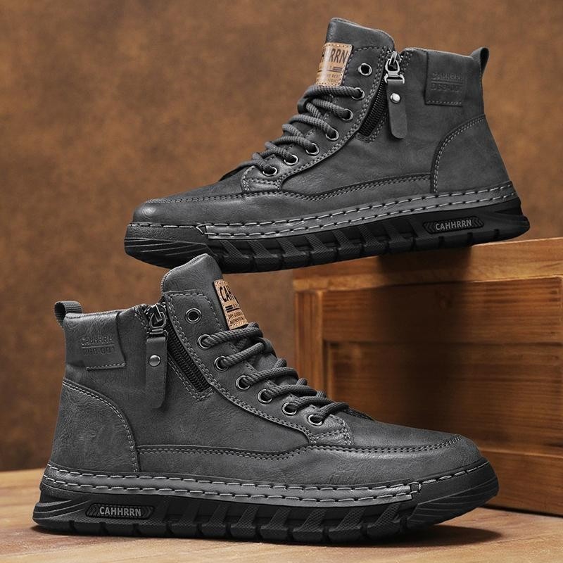 Heren lederen hoge enkellaarze - Men'S Shoes Low Top recensie en prijs