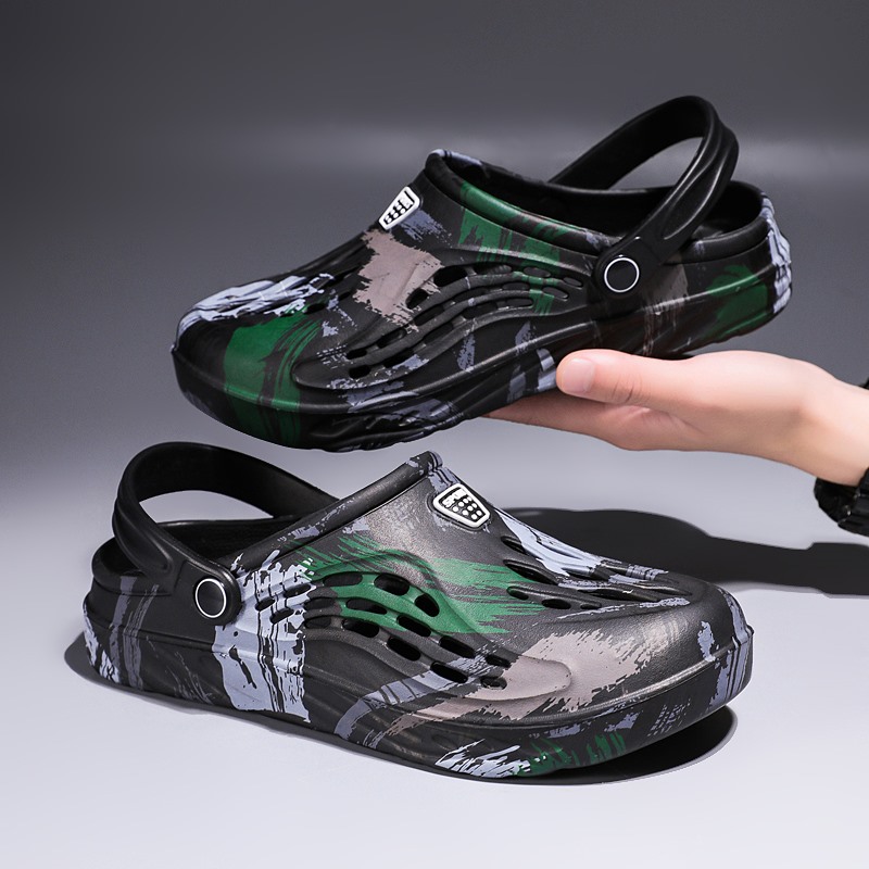 Mannen Zomer Camouflage Graffi - Men'S Shoes Crocs recensie en prijs