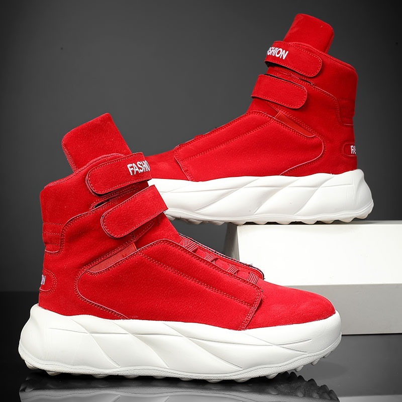 2026 Paarse Hoge Sneakers Here - Men Shoes Velcro recensie en prijs