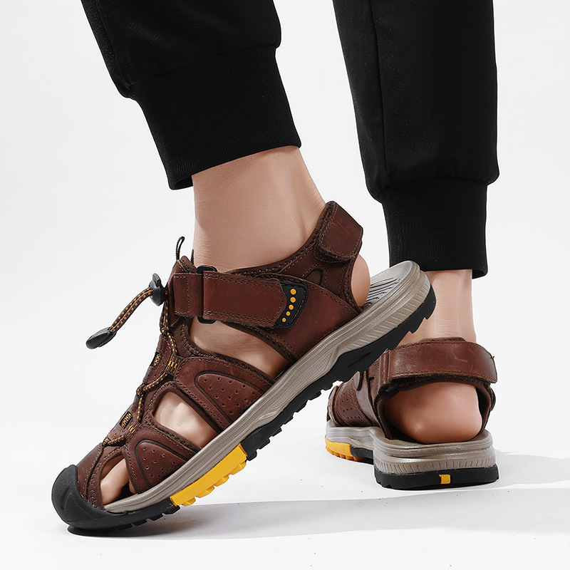 Grote maat nieuwe zomer heren  - Men Shoes Velcro recensie en prijs
