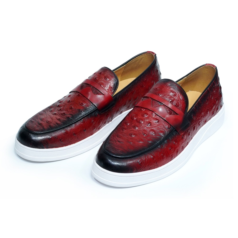 Mode Echt Leer Casual Schoenen - Men'S Shoes Navy Blue recensie en prijs