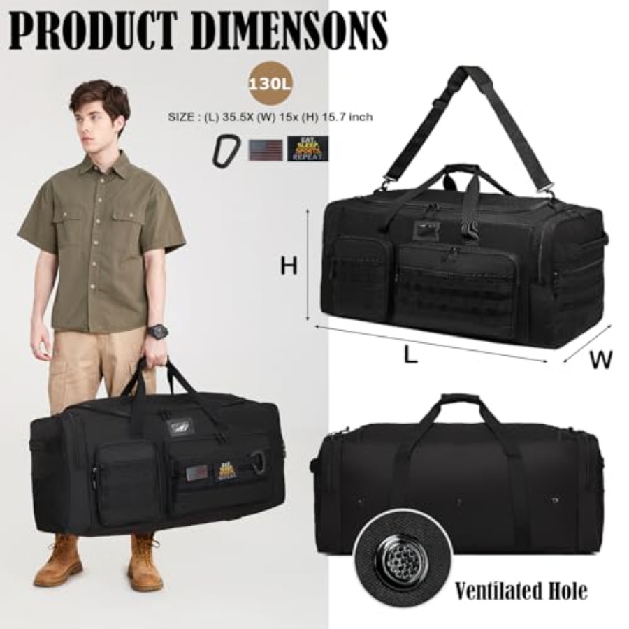 130L Extra Grote Reistas voor  - Men'S Shoes Xl recensie en prijs