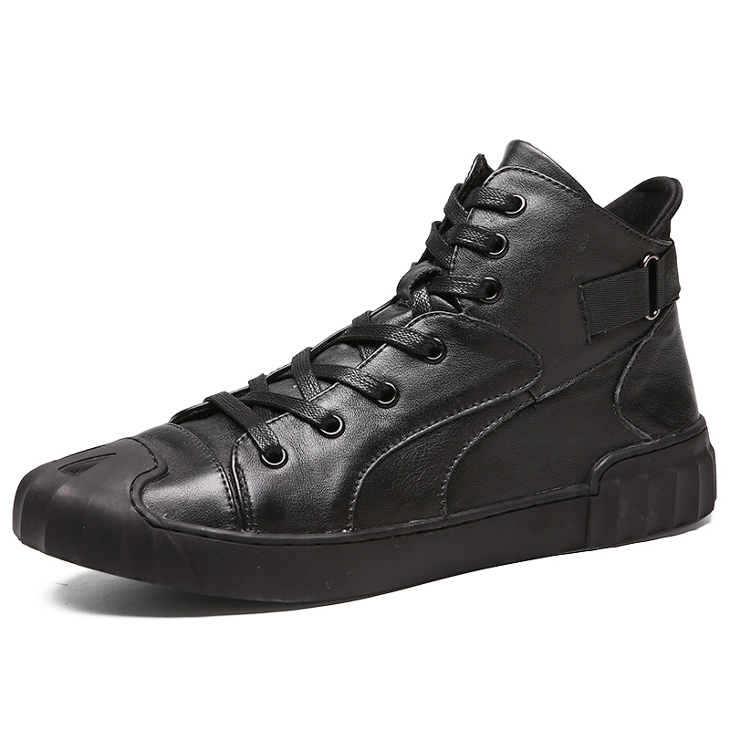 Echt leer Casual korte laarzen - Men Shoes Loafers recensie en prijs