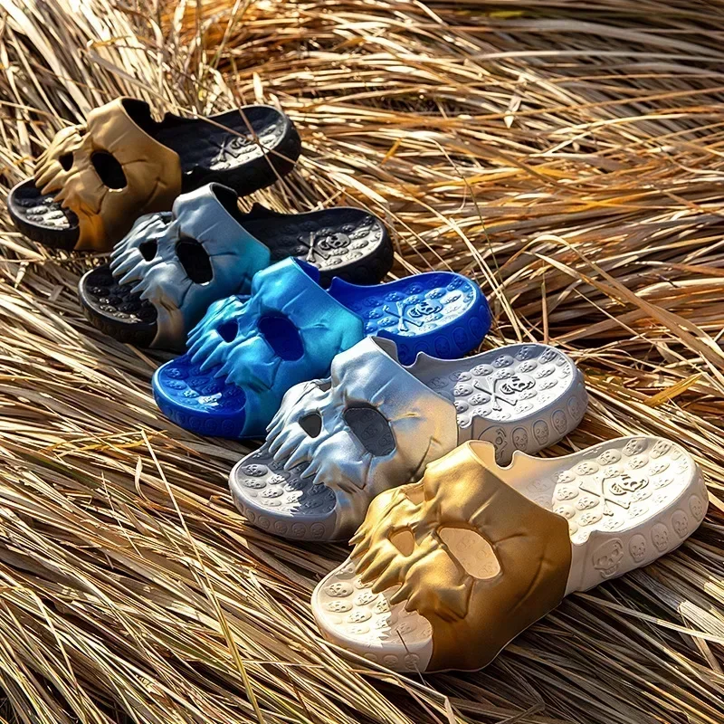 Zomer Mannen Schedel Slipper Y - Men'S Shoes Cloud recensie en prijs