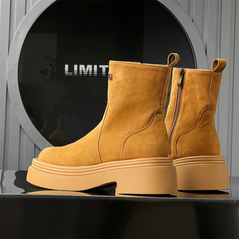 Winter Europa Amerika Retro di - Men'S Shoes Increase Height recensie en prijs