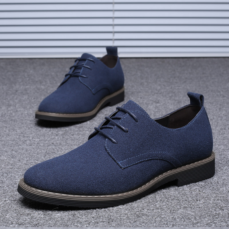 Heren marineblauwe suède leren - Men'S Shoes Navy Blue recensie en prijs